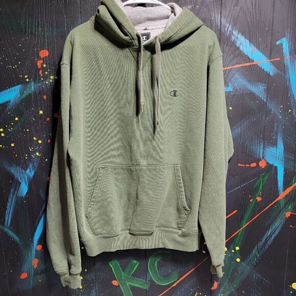 ‎Green Champion Hoodie SZ M #108 - Picture 1 of 3